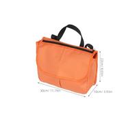 ibasenice Poche de Rangement Suspendue pour Fauteuil Roulant Orange Pochettes Multiples pour Accessibilité Améliorée Haute Visibilité pour Aides Mobilité Déambulateurs et Utilisation