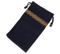 ibasenice Pochette de Rangement pour Cartes de Tarot de Transport avec Cordon Organisateur Décoratif pour Accessoires Divinatoires et Petits Objets