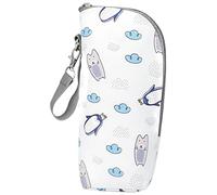 ibasenice Pochette pour Biberon de Rangement Isolé Thermostat pour L'alimentation Conception à Fermeture Éclair Facile pour La Plupart des Biberons pour Les Nouveaux Parents
