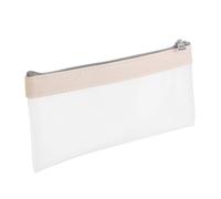 ibasenice Pochette Transparente Petite pour Monnaie et Stylos avec Fermeture Éclair Organisateur Portable pour Cosmétiques et Petits Objets Sac de Voyage Multifonction
