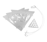 ibasenice Poêle Suspendu pour Feu De Plateforme Extérieure Poêle Facile à Installer Ranger