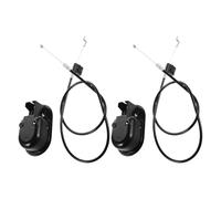 ibasenice Poignée de Traction avec Câble de 36 Pouces pour Fauteuil Inclinable en Alliage Noir, Lot de 2 Pièces Solution Rapide et Solide pour Projet de Remplacement du Levier de Canapé