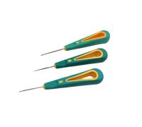 ibasenice Poinçons à Coudre en Silicone Faciles à Utiliser Ensemble de 3 Multifonctionnels pour Perçage et Couture la Main pour Chaussures et Manteaux