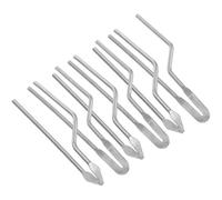 ibasenice Pointes de Pyrogravure en Fer Argenté Distribution Uniforme Chaleur 6pcs pour Pyrograveur sur Bois Réalisation D'artisanat sur Bois