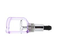 ibasenice Pompe à Ventouses Manuelle Portable Grand Modèle Transparente, Outil de Ventouse Main Aspiration Puissante, Accessoire Léger pour Massage du Dos, Cou et Épaules, Équipement