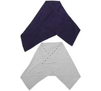 ibasenice Poncho D'allaitement Multifonction Pour Femmes Couverture D'intimité Pour Allaitement En Coton Respirant 2 Pièces Mamans En Déplacement