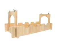 ibasenice Pont De Cage pour Hamster De Pont pour Petite Cage Animaux De Compagnie Jouet De Cachette Bois pour Petits Animaux