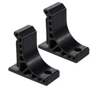 ibasenice Porte-Arc Support d'arc Classique en Abs Noir, Adhésif Renforcé Et Fixation Murale, Rangement Tir à l'arc pour Chasse Et Sport