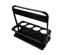 ibasenice Porte Bouteilles Pliable Emplacements avec Poignée Support Portable pour Bouteilles Eau et Rack et Facile à Transporter pour Activités Extérieures et Bar