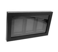 ibasenice Porte-Cartes Mural pour Cartes à Collectionner et Cartes de Sport, Vitrine Encadrée Compartiments, Présentoir Adaptable pour Collectionneurs et Bureau