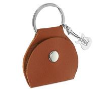 ibasenice Porte-clés Étui De Rangement pour Médiator De Guitare De Transport Réutilisable pour Médiator De Guitare en Métal Et PU