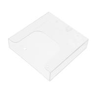 ibasenice Porte Documents Plastique Mural A5 Robuste Forme à Trous, Organisateur de Fichiers Clair pour Bureau, Rangement Simple et Moderne pour Documents et Brochures