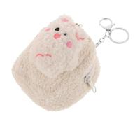 ibasenice Porte-Monnaie en Peluche Mini Pouf en Peluche Remplisseur Petit Porte-Monnaie Palm Pals Séparateur Porte-Monnaie Fidget Mignon Porte-Monnaie Étoile Peluche Moelleuse Porte-Monnaie