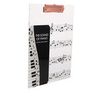 ibasenice Porte-partitions Acrylique Transparent Épais Classeur Note de Musique pour Chœur Piano et Instrument Organiseur Clip pour Stockage et Annotation
