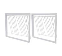 ibasenice Porte pour Cage à Pigeons en Fer 33x26 Cm Portes pour Cage à Oiseaux pour Pigeonniers De Compétition 2 Pièces Robuste Et Sécurisée pour Courses Et Sauts De Pigeons