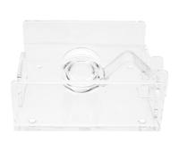 ibasenice Porte-serviettes Carré en Acrylique Transparent Lignes Lisses, Pratique pour Serviettes en Papier, pour Hôtels et Cafés Design Élégant