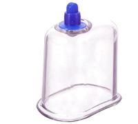 ibasenice Pot à Ventouses sous Vide en Plastique PC Forte Adsorption, Ventouse Pratique pour Massage Corporel à Domicile, Accessoire Relaxant pour Bien-