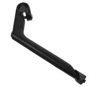 ibasenice Potence de Vélo à Col de Cygne en Aluminium Noir, Diamètre 22,2mm et 25,4mm, Design Précis pour Confort et Contrôle, pour Cyclistes Quotidiens et VTT