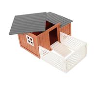 ibasenice Poulailler De Ferme Kit Modèle à Assembler Soi-même Jouet Réaliste pour Animaux De Ferme Décoration De Cour Jardin