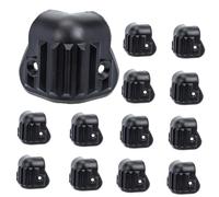 ibasenice Protection d'Angle Plastique pour Haut-Parleur 16 Pièces Antidérapant Anti-Collision pour Caisson de Basse Mobilier Scène