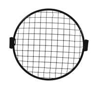 ibasenice Protection Phare Moto Métal Robuste Rétro pour Modification Moto Cache Phare Style Vintage Facile à Installer