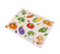 ibasenice Puzzle Bois avec Légumes Jouet Éducatif pour Garçon Fille Développement Persévérance Et Réflexion