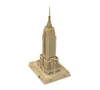 ibasenice Puzzle Bois pour Garçon Fille Modèle Architecturale Gratte-Ciel Célèbre Jeu Éducatif DIY pour Coordination Main-Oeil Créativité et Cadeau Anniversaire
