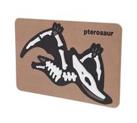 ibasenice Puzzle De Fossiles De Dinosaures Point De Puzzle Scie Sauteuse des Énigmes Intéressant pour Les Enfants D'éducation Casse-tête d'apprentissage Érable