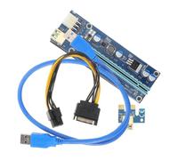ibasenice Rallonge de Câble Pcie 1x vers 16x Design Plug and Play pour Carte Graphique avec Composants Électroniques en Cuivre pour Extension PC et Exploitation Minière