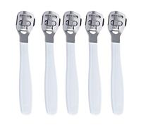 ibasenice Rasoir à Callosités et Changer Facilement la Tête de Lime pour Pieds en Acier Inoxydable et Plastique, 5pcs, Outil de Pédicure Professionnel pour Enlever la Peau Morte