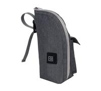 ibasenice Réchauffeur de biberon portable pour pochette thermique et étui à bouteille eau pratique pour maman en déplacement chauffe-biberon portable avec fermeture éclair protectrice