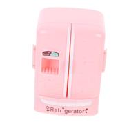 ibasenice Réfrigérateur Miniature pour Maison de Poupée Stimule Créativité et Coordination Main-œil Mini Frigo Décoratif à Double Porte