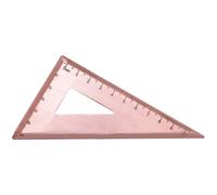 ibasenice Règle Triangulaire Artisanal pour Dessin Vintage en Cuivre Échelle de Comptage Stable, Outil de Mesure Métallique pour Étudiants et Professionnels