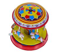 ibasenice Remonter Manège Vintage Horloge Mécanique Décor Bureau Garçon Fille Fête Cadeau Anniversaire