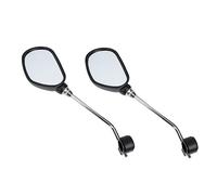 ibasenice Rétroviseur De Vélo Professionnel Résistant à L'usure En Verre Et Coque Abs, Miroir Réglable, Accessoire Pour Guidon, Cyclisme Outdoor Et Vtt Sécurité