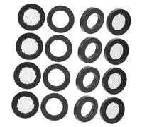 ibasenice Rondelles De Tuyau Crépine Filtration Eau pour Bain Et Arrosage, 20 Pièces Joint en Caoutchouc Noir 1/2 Pouce, Accessoires Antirouille pour Tuyau d'alimentation Domestique