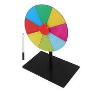 ibasenice Roue Fortune Effaçable à Sec Petite Roue Tournante Colorée pour Salon Professionnel sur Plateau Tournant