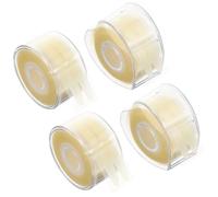 ibasenice Ruban Adhésif Invisible pour Paupières Double Respirant et Étanche 4 Rouleaux en Plastique Pvc Léger et Discret pour Maquillage Naturel à Domicile