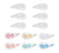 ibasenice Rubans Correcteurs Blancs Instantanés Portable Correction Rapide sans Attente de Séchage Lot de 20 en Plastique pour Bureau et Maison