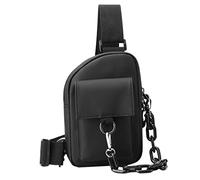 ibasenice Sacoche Bandoulière Homme Élégante Résistante à Sac Poitrine Multipurpose Léger et Respirant pour Smartphone et Tablette Sac Sport Étanche pour Activités Outdoor