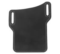 ibasenice Sacoche Ceinture Vintage Homme Cuir PU Soft Leather Pochette Téléphone Ajustable pour Sports et Travail Poche Pratique et Protection