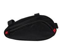ibasenice Sacoche Grosse Capacité Noire en Tissu Triangulaire pour Vélo | Imperméable et Légère, Rangement Pratique pour Moufles et Carte Bancaire, Usage Vélo et Maison