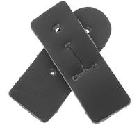 ibasenice Sangle de Cou pour Clarinette Noire Languette de Pouce Confortable et Adhésive Partie de L’Onglet Compacte en Cuir Résistant Accessoire Pratique pour Musiciens en Déplacement