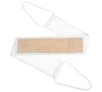ibasenice Sangle de Lavage Dorsale Confortable à Tenir en Loofah Naturel Exfoliante Double Fonctionnalité 2 Pièces Serviette de Bain Moderne et Minimaliste pour Hommes et Femmes