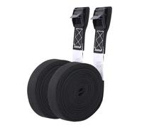 ibasenice Sangles de Fixation Élastiques pour Toit de Voiture Ceinture Arrimage Robuste pour Kayak Bagages et Cargaison Attache Rapide et Lot de Noir