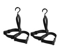 ibasenice Sangles Réglables pour Sécher Bottes de Pêche et Cuissardes 2 Ensembles en Polyester et Plastique Suspendues en Extérieur ou Placards, pour Adultes et Garçon et Filles