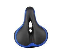 ibasenice Selle de Ergonomique Bleue avec Mousse Épaisse Absorbe Chocs Stickers Réfléchissants pour de Route et VTT