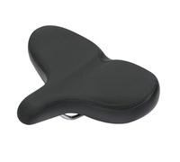 ibasenice Selle de Vélo de Route Coussin de Vélo Large Noir en PU, Mousse Polyuréthane, Plastique PP et Acier Inoxydable, Étanche, Absorption des Chocs, pour Tige de Selle, Cyclisme Longue