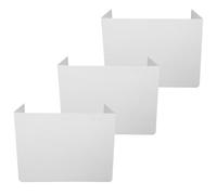ibasenice Séparateur et Surface Facile à Nettoyer Installation Flexible en Plastique Blanc de Bureau pour Étudiants pour Travail Collaboratif en Bibliothèque