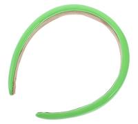 ibasenice Serrage-tête Large en Cuir Pu Vert Léger et Résistant pour Femmes, Design Élégant pour Mariages et Soirées Entre Filles